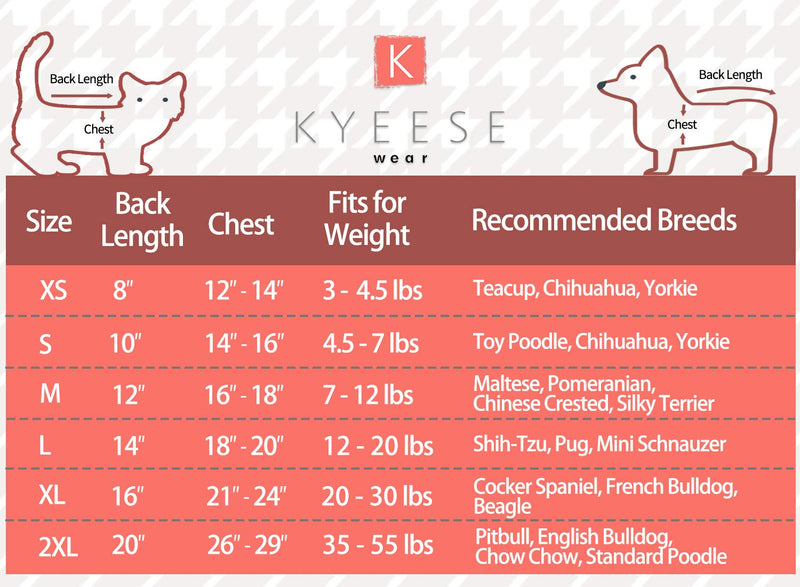 kyeese Dog Pajamas Checkered Stretchy Soft Dog Pjs for Small Dogs Cat Pajamas Dog Onesie Doggie Jammies XS (3-4.5lbs) Check (Beige) - PawsPlanet Australia