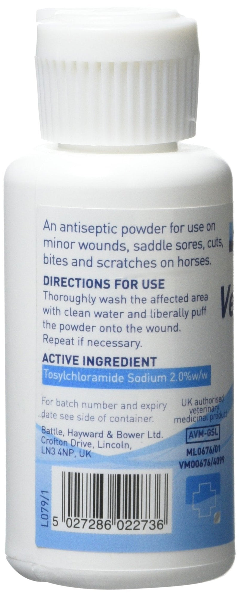 Battles Veterinary Wound Powder 20 g (Pack of 1) White - PawsPlanet Australia