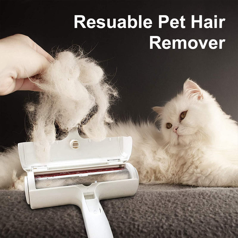 flintronic animal hair remover lint roller, lint roller for animal hair, lint roller for pet hair, lint brush, lint roller for dog hair, cat hair, reusable on sofa, clothing, carpet, furniture #1 blue - PawsPlanet Australia