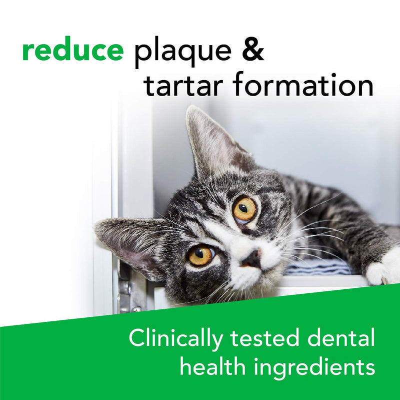 VETRISCIENCE Perio Plus Crunchy Teeth Cleaning Treats for Cats - Fresh Breath and Gums - Plaque Control - Vet Recommended, Green, 60 Chews (090041B.060) - PawsPlanet Australia