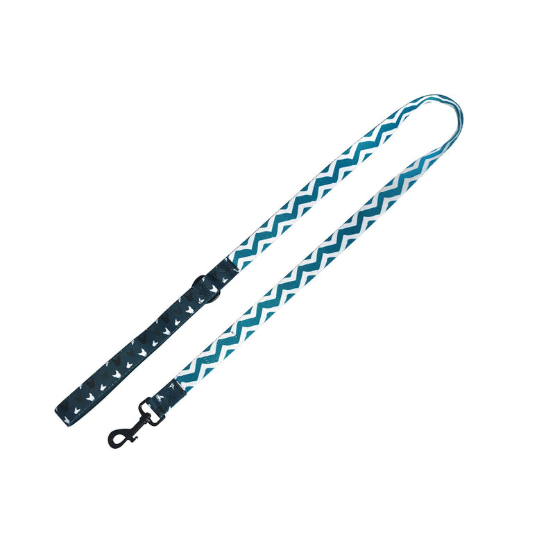 Love Frenchie Lead with Padded Inner Handle (Blue La La) Blue La La - PawsPlanet Australia