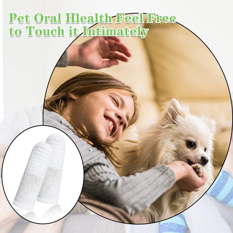 UICCVOKK Pack of 20 dog toothbrush finger cots, finger cots dogs dental care cat toothbrush pet finger toothbrush dog anti-plaque finger dog efficient and clean dog toothbrush knitted fabric - PawsPlanet Australia