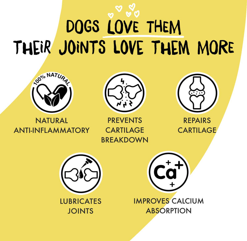 Taré Pets Advanced Hip & Joint Supplements for Dogs | MSM, Chondroitin, Glucosamine for Dogs Soft Chews | Dog Pain Relief Anti Inflammatory | 100% Natural Dog Joint Supplements | Cruelty Free - PawsPlanet Australia