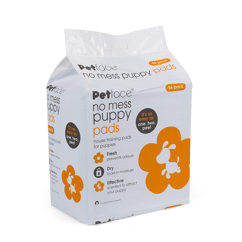 Petface No Mess Puppy Pad, Pack of 56 - PawsPlanet Australia