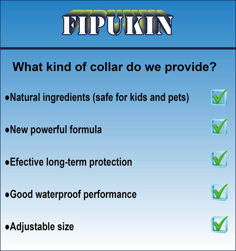 Flea and Tick Collar for Dogs, Natural and Safe Flea and Tick Collar for Large Dogs, 2×8 Months Protection, Waterproof, One Size Fits All, 2-Pack, Charity! - PawsPlanet Australia