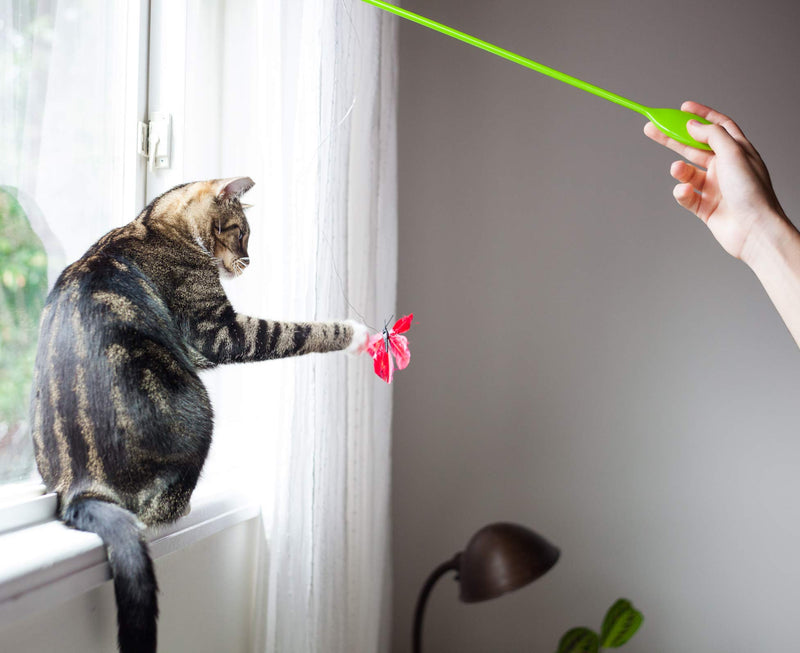 [Australia] - Petstages Cat Hunting Wand Toy Butterfly 