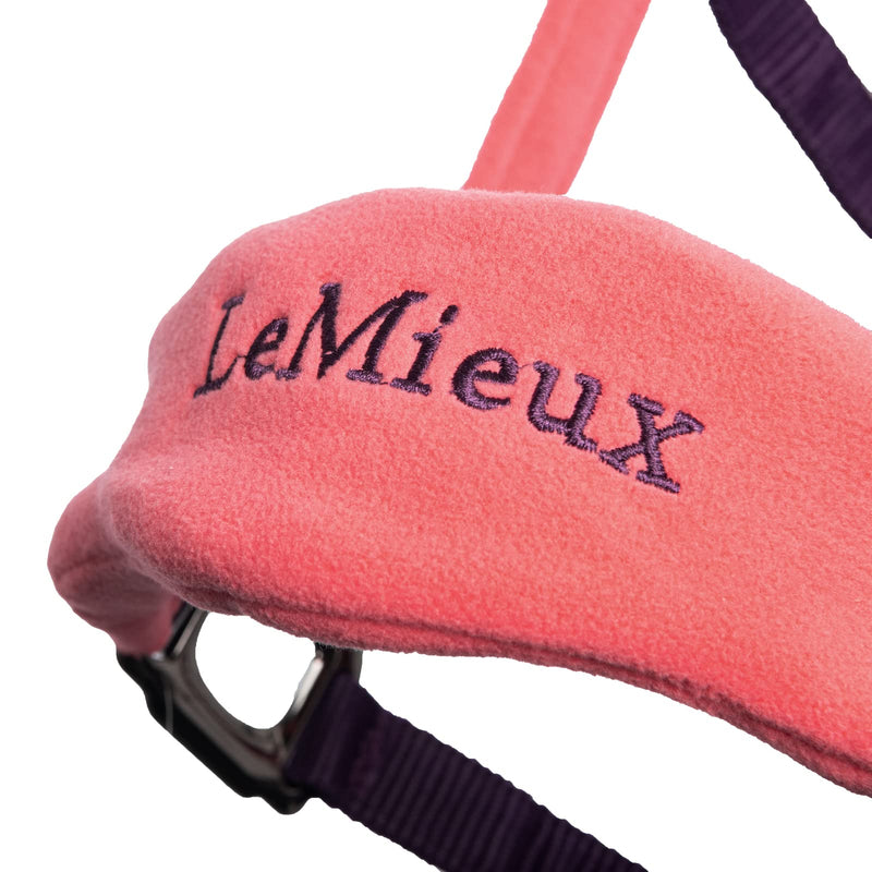 LeMieux Vogue Fleece Headcollar & Rope - Bluebell Full - PawsPlanet Australia