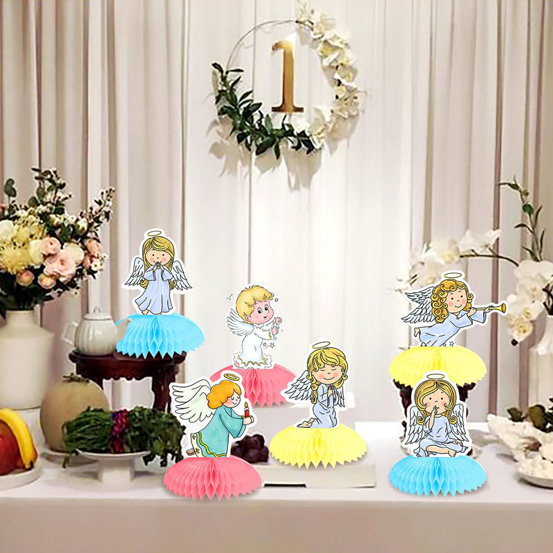 6 PCS Angel Party Supplies Angel Table Decoration Angel Table Centerpieces Baptism Table Decorations Baptism Table Centerpieces Baptism Party Supplies Baptism Party Favo - PawsPlanet Australia