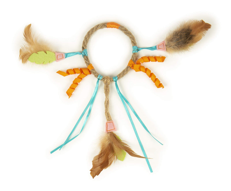 SmartyKat Mouse Mates Dream Dangler Jute and Feather Cat Toy - PawsPlanet Australia