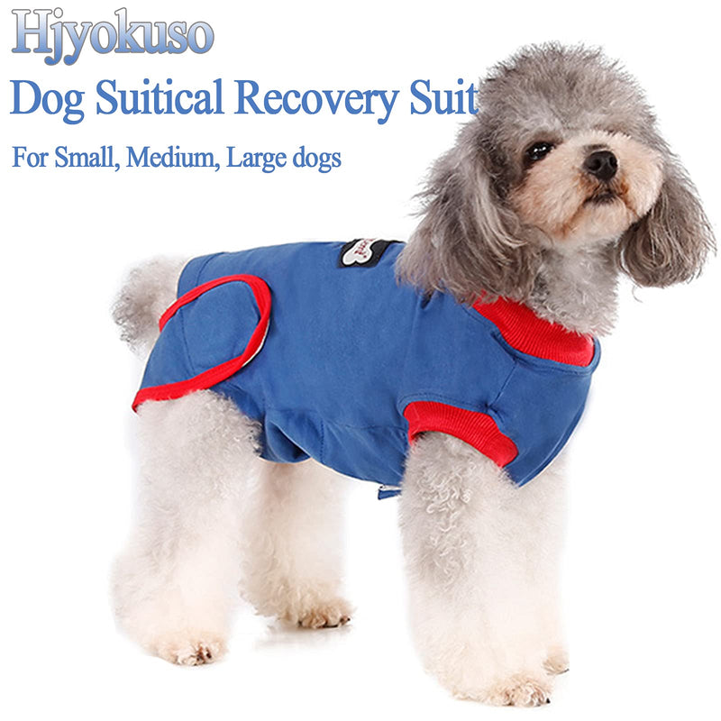 Recovery Suit for Dogs After Surgery, Dog Recovery Suit for Male Female Abdominal Wounds or Skin Diseases, E-Collar Alternative Breathable Dog Surgery Recovery Suit for Anti Licking Wounds(XS Blue） XS - PawsPlanet Australia