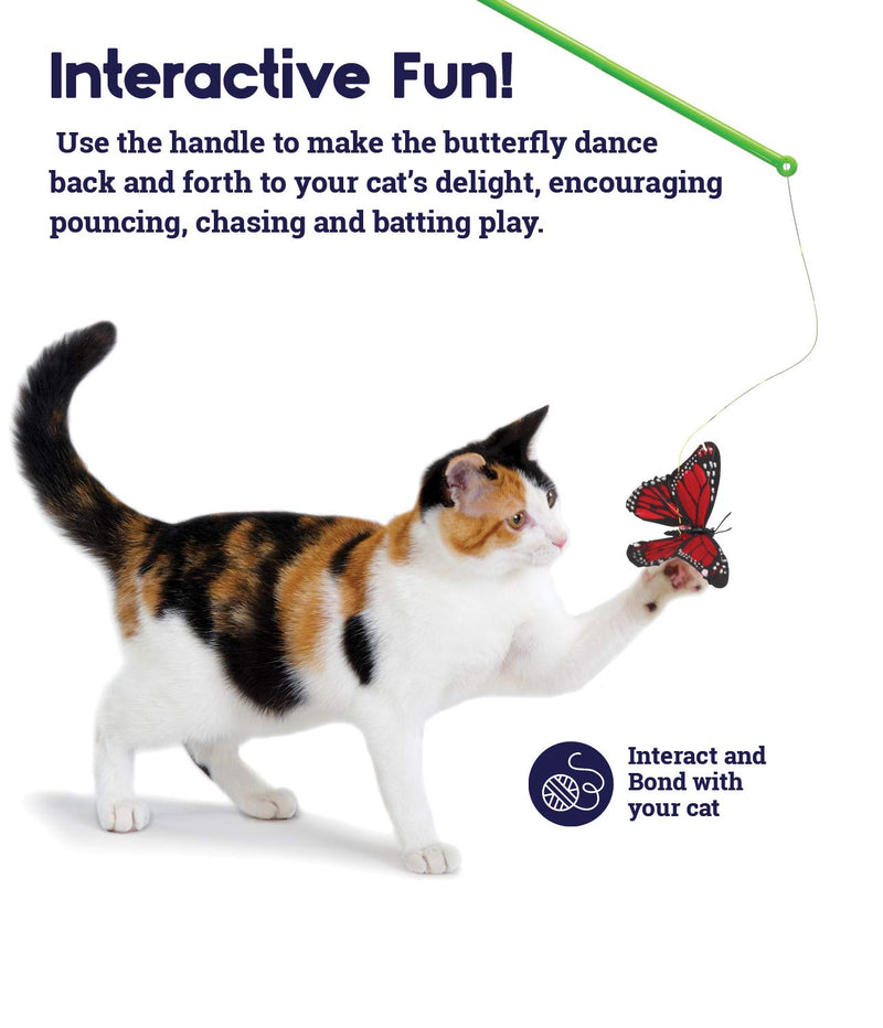 [Australia] - Petstages Cat Hunting Wand Toy Butterfly 