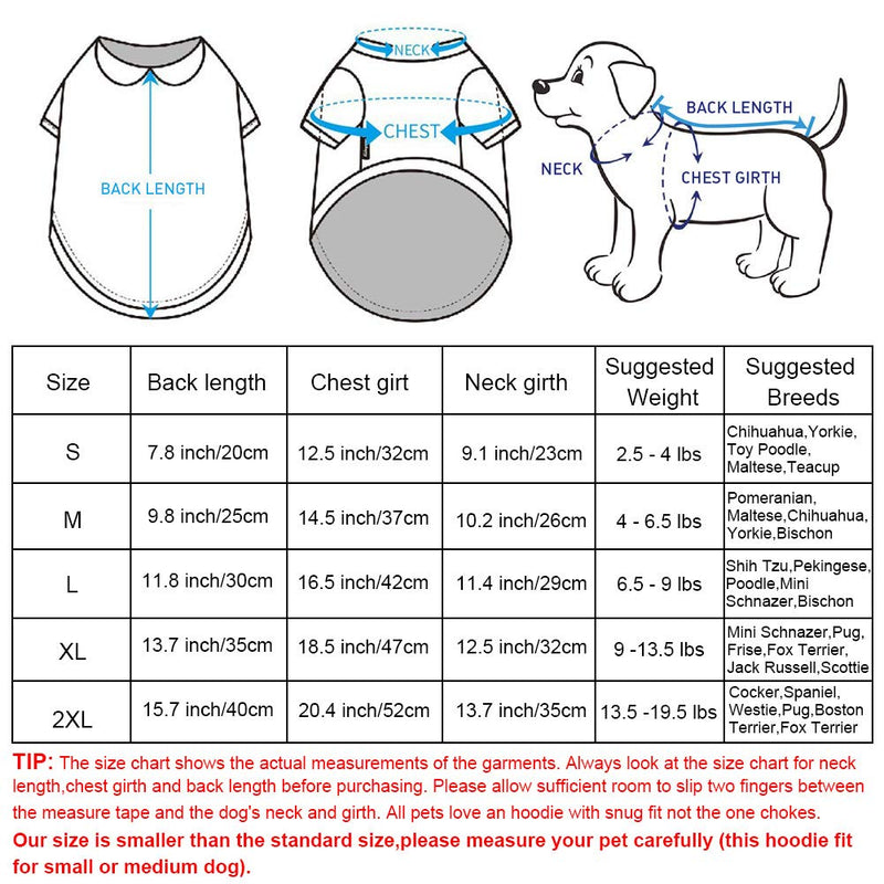 EastCities Dog Clothes for Small Dogs Pajamas Puppy Outfit S Brown - PawsPlanet Australia
