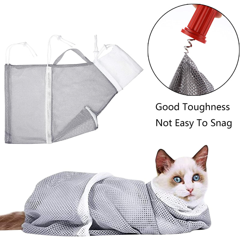 Cat Bath Bag Cat Bag for Bathing Cat Shower Cat Grooming Bag Cat Pet Bathing Showering Mesh Bag Anti-bite Taking a Bath Cutting Nails Brushing Your Teeth Medication and Injections - PawsPlanet Australia