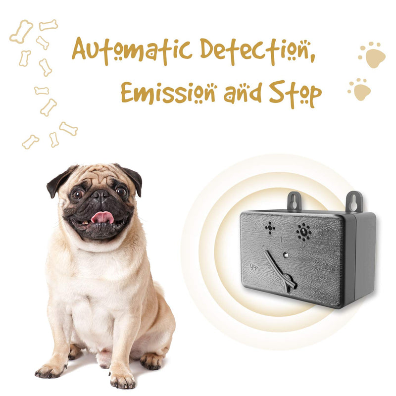 [Australia] - Hisophia Anti Barking Control Device, Ultrasonic Dog Bark Deterrent Stop Barking, Upgraded Mini Bark Control Device Up to 50 FT Range 