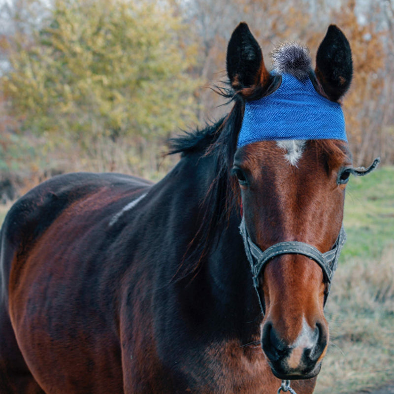 YUYUSO Horse Pom Pom Hat Equestrian Gift Horse Bonnet - PawsPlanet Australia