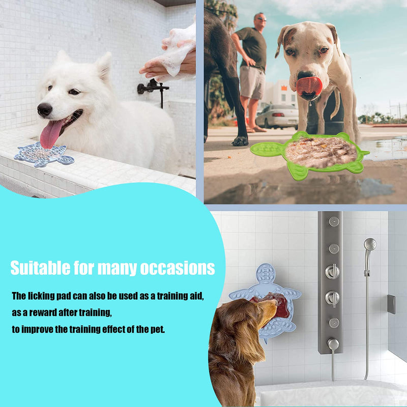 Lick Mat for Dogs - Slow Feeder Dog Bowls Alternative Interactive Dog Toys, Dog Supplies Anxiety & Boredom Relief Dog Lick Mat for Easy Grooming and Slow Feeding - PawsPlanet Australia