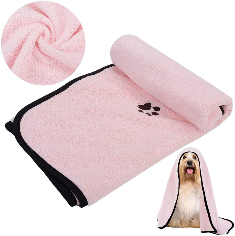 TAIYUNWEI Towels for Pets, 2PCS Quick Drying Pet Bath Towels, Microfiber Pet Towels|Absorbent Towels for Dogs|Quick Drying Towel for dog and Cat, Great for Small/Medium Animals - PawsPlanet Australia