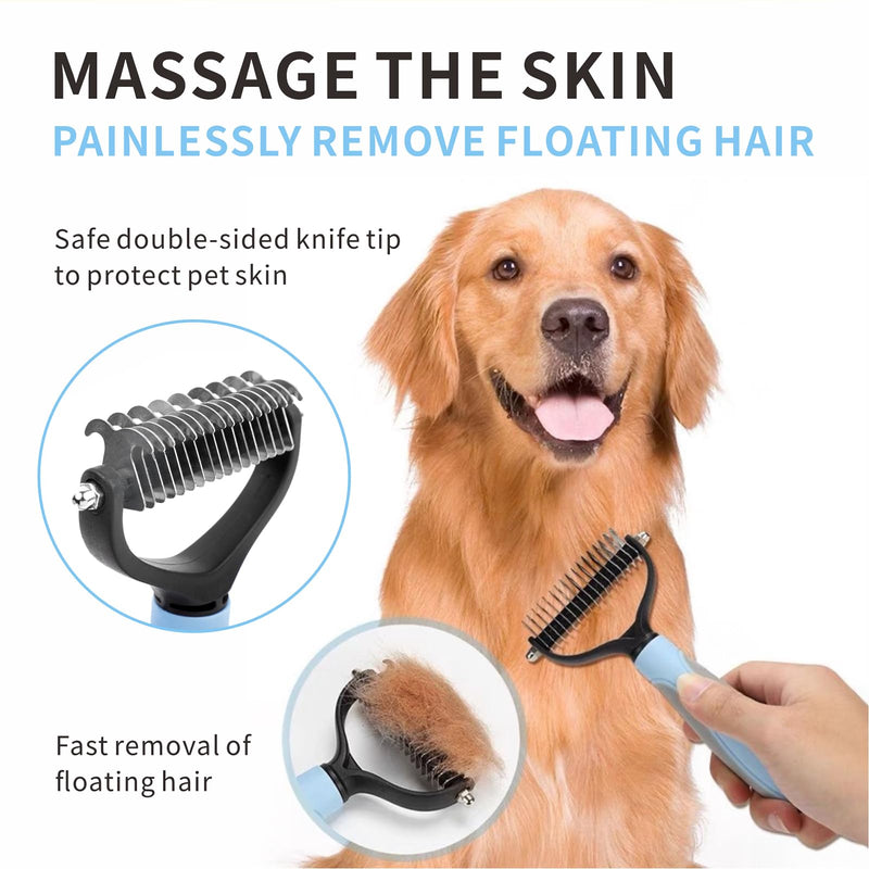 MIFAFA Dog Cat Puppy Pet Rabbit Kitty Slicker Brush for Shedding Hail Removal Tool Grooming Bath Deshedding Long Short Haired Large Small Dogs Washing Shower Brushes Girl Cats Accessories Supplies - PawsPlanet Australia