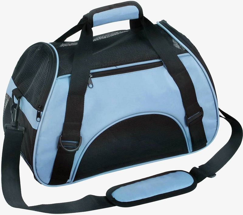 DAWOO Cat Carrier Airline-Approved Travel Pet Carrier,Dog Carrier,Suitable for Small and Medium-Sized Cats and Dogs (43 * 20 * 28cm,Blue) 43*20*28cm,Blue - PawsPlanet Australia