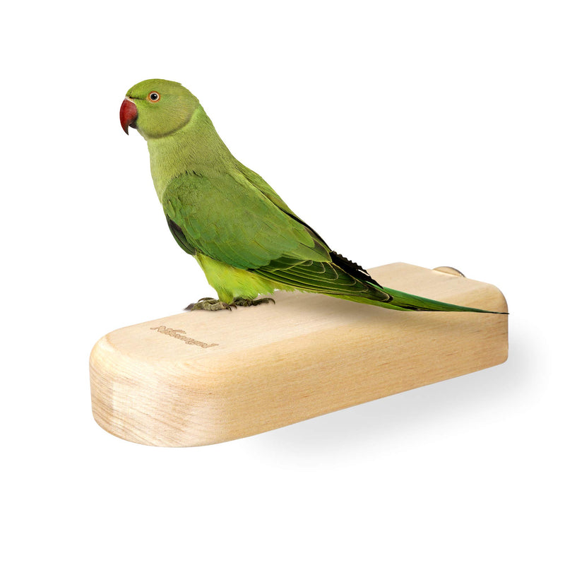 [Australia] - Niteangel Birchwood Bird Perch Stands for Parrot Conures Cockatiels Parakeet - Wooden Birdcage Entertainment Platform Toys 