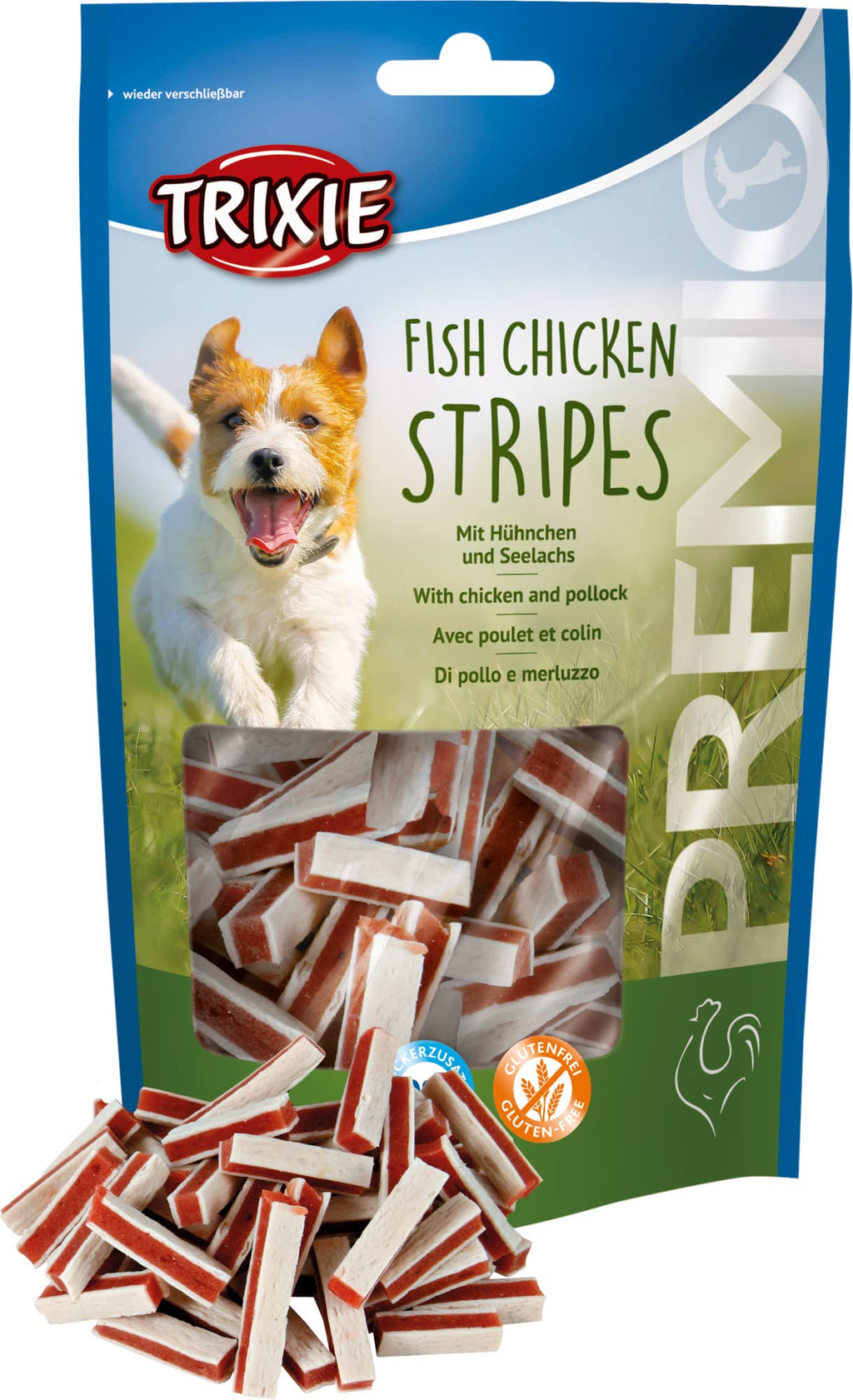 PREMIO Fish Chicken Strips, 75 g PREMIO Fish Chicken Strips - PawsPlanet Australia