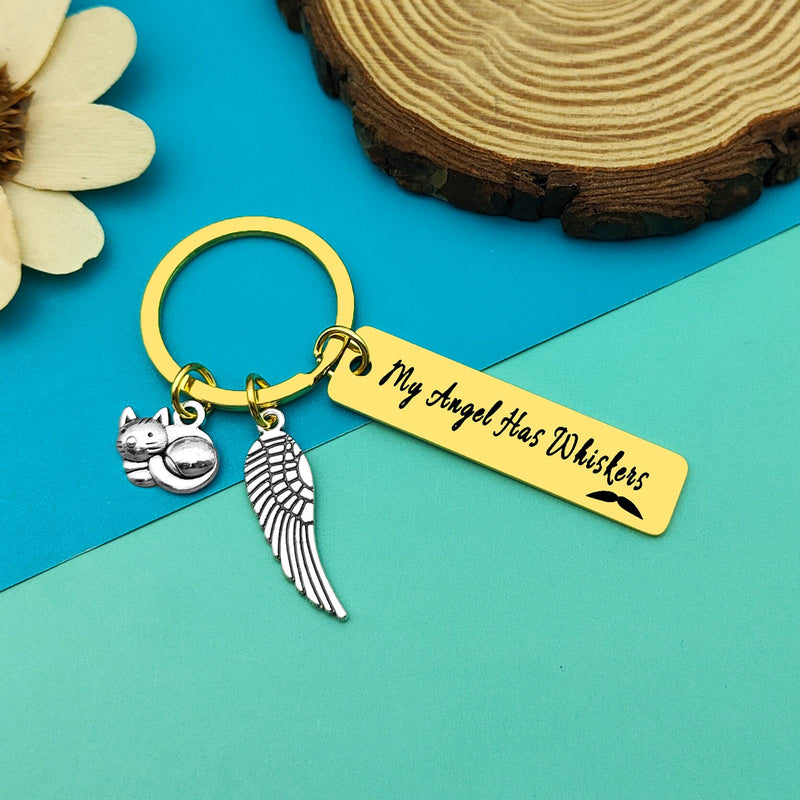 Pet Memorial Gift Loss of Cat Keyring Pet Sympathy Gift Memorial Gift for Cat Lovers Pet Loss Jewelry In Memory of Cat Pet Sympathy Gift for Cat Pet Owners Family Friends Remembrance Gifts Keychain - PawsPlanet Australia