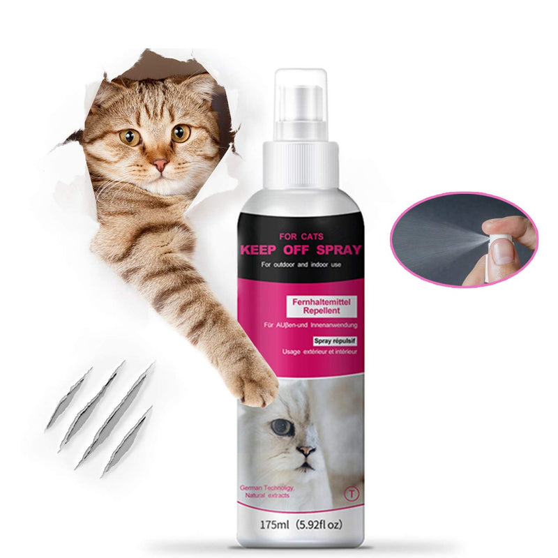 Cat Scratch Deterrent, Cat Repellent Spray for Indoor and Outdoor Use, Anti Scratch Cat Spray, Protect Furniture & Plant Black - PawsPlanet Australia
