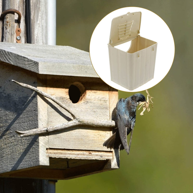 STOBOK Bird Nest Box Plastic Birdhouses: 2Pcs Parrot Breeding Box Breeding Nesting Bird Aviary Cage Box for Parakeet Budgie Cockatiel - PawsPlanet Australia