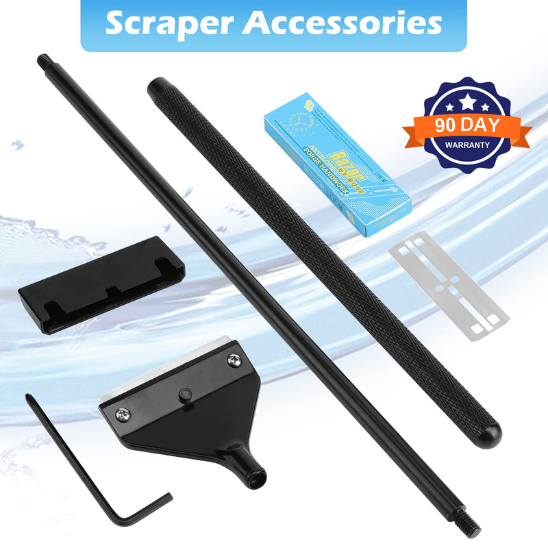 Aquarium Vacuum Siphon and Algae Scraper Small Kits, Fish Tank Cleaning Tools,Algae Scraper is Suitable for Aquarium Glass Cleaner, Aquarium Siphon is Suitable for Gravel Cleaning and Water Change. - PawsPlanet Australia