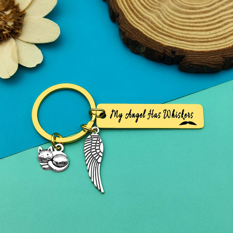 Pet Memorial Gift Loss of Cat Keyring Pet Sympathy Gift Memorial Gift for Cat Lovers Pet Loss Jewelry In Memory of Cat Pet Sympathy Gift for Cat Pet Owners Family Friends Remembrance Gifts Keychain - PawsPlanet Australia