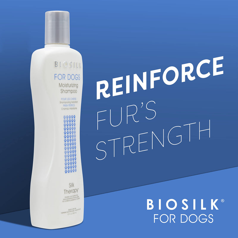 BioSilk for Dogs nourishing moisturizing shampoo 355ml 1 piece (1 pack) Moisturizing shampoo - PawsPlanet Australia