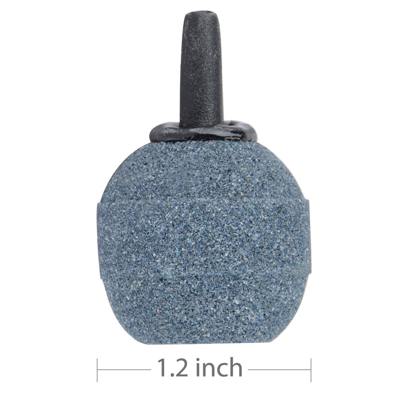 [Australia] - Pawfly 6 PCS Ball Shape 1.2 Inch Air Stone ASR030 Mineral Bubble Diffuser Airstones for Aquarium, Fish Tank, Pump and Hydroponics 