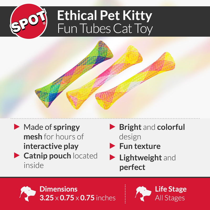 [Australia] - SPOT Cat or Kitten Colorful Fun Tubes 3 Pack 