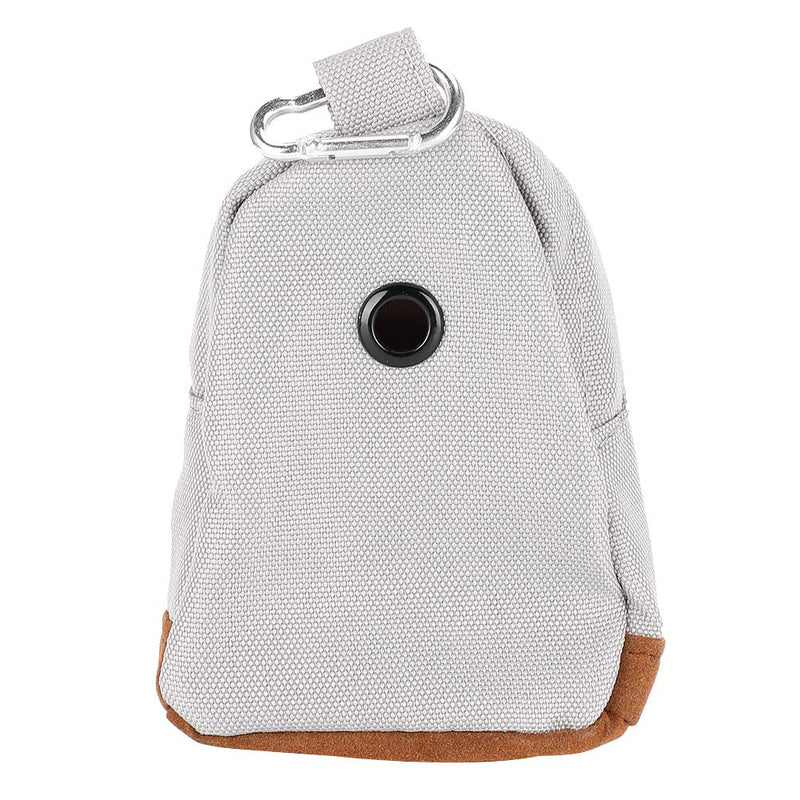 Cinnyi Travel Bag for Small Pet, Oxford Cloth Hamster Carrier with Hook Mini Outgoing Bag for Small Hedgehog Rabbit Totoro Squirrel(Gray White) - PawsPlanet Australia