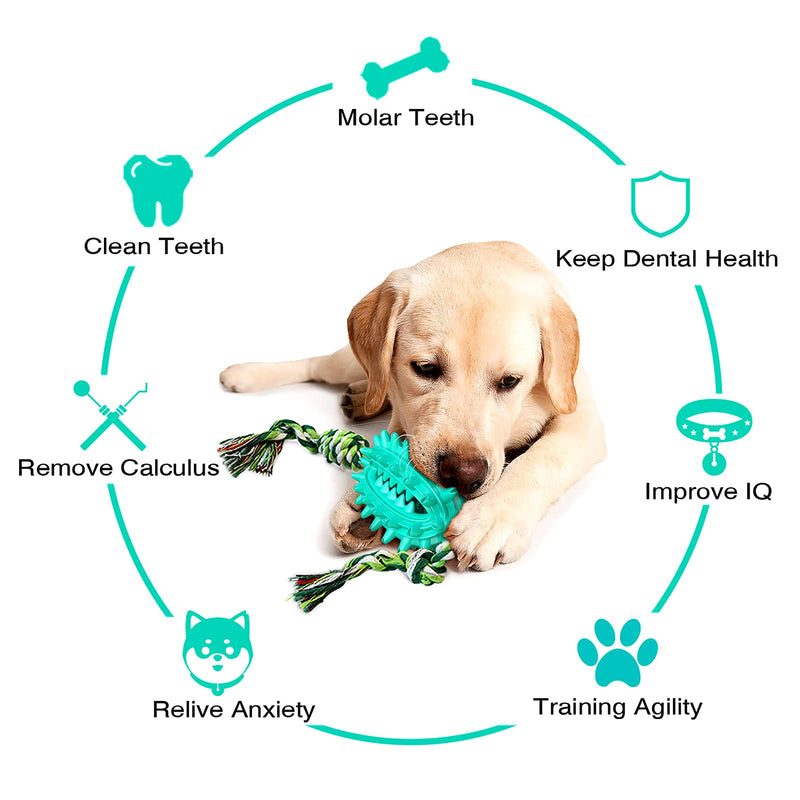 PewinGo Dog Toys Ultra-Durable Chewer-Dog Toothbrush Tough Chew Toys for Boredom Medium Large Dogs, Anti-Bite Interactive Dog Chew Toys For Aggressive - PawsPlanet Australia