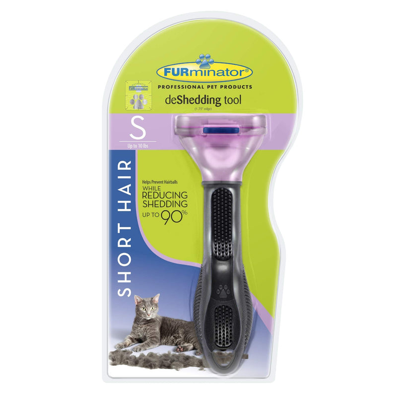 Furminator Short Hair deShedding Tool for Cats, Small - PawsPlanet Australia