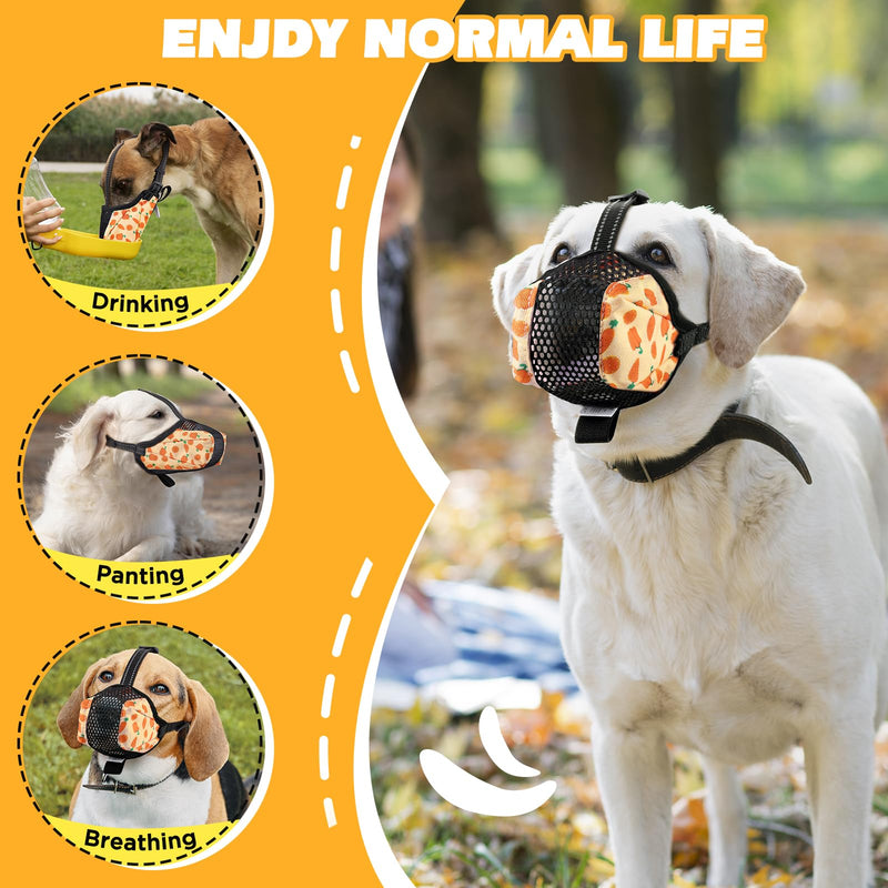 BONTHEE muzzle for dogs, dog muzzle, soft dog muzzle for small, medium-sized dogs with breathable mesh, adjustable loop prevents biting, chewing and barking for poisoned bait S - PawsPlanet Australia