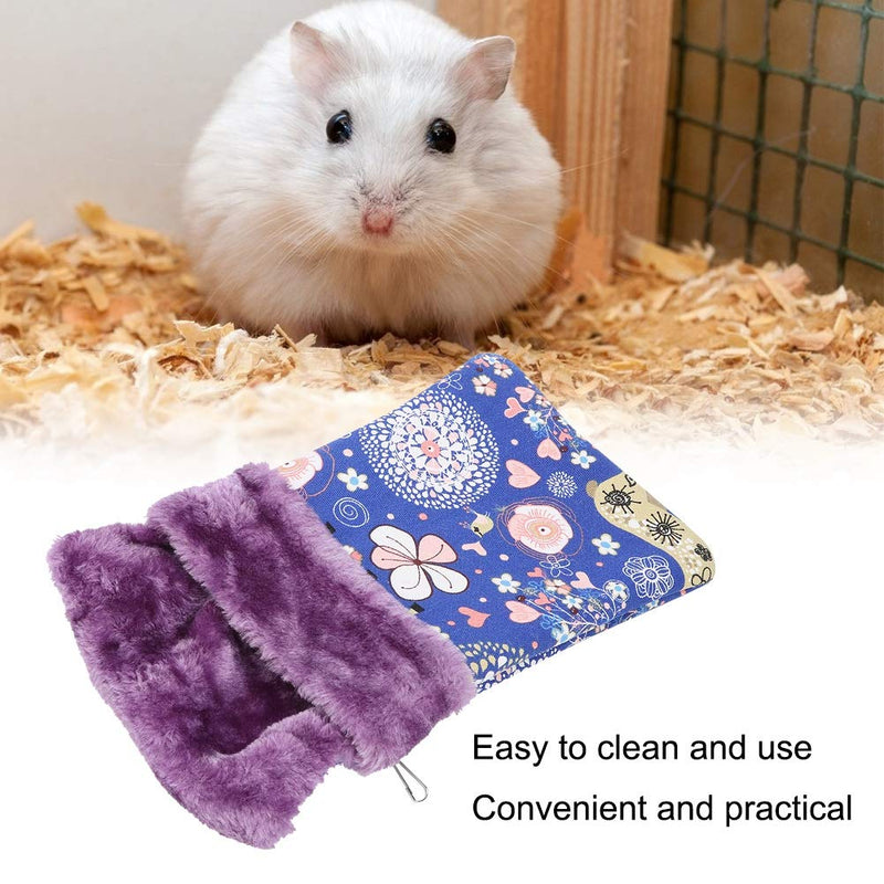 [Australia] - Yuehuam Hamster Sleeping Bag Pouch Small Pets Hanging Bed Warm Nest House Hideout Cave for Squirrel/Hamster/Sugar Glider/Mink/Flying Squirrel and Other Small Animals Large 