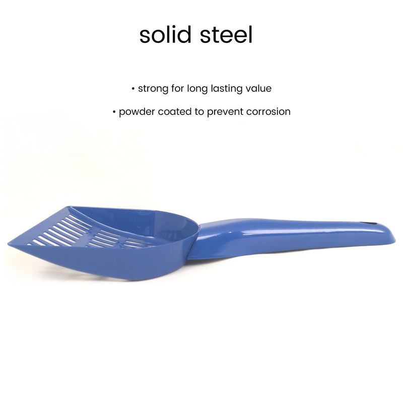 [Australia] - Duranimals Durascoop Mini Steel Cat Litter Scoop (colors vary) 