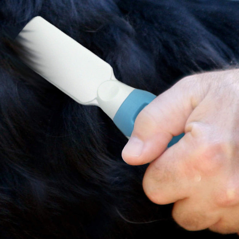 Pets First Professional Pet Mat Remover - Dematting Tool for Cat and Dog Grooming - Removes Matted Fur, Tangles, Knots, Gentle Teeth, Soft Comfort Grip - PawsPlanet Australia