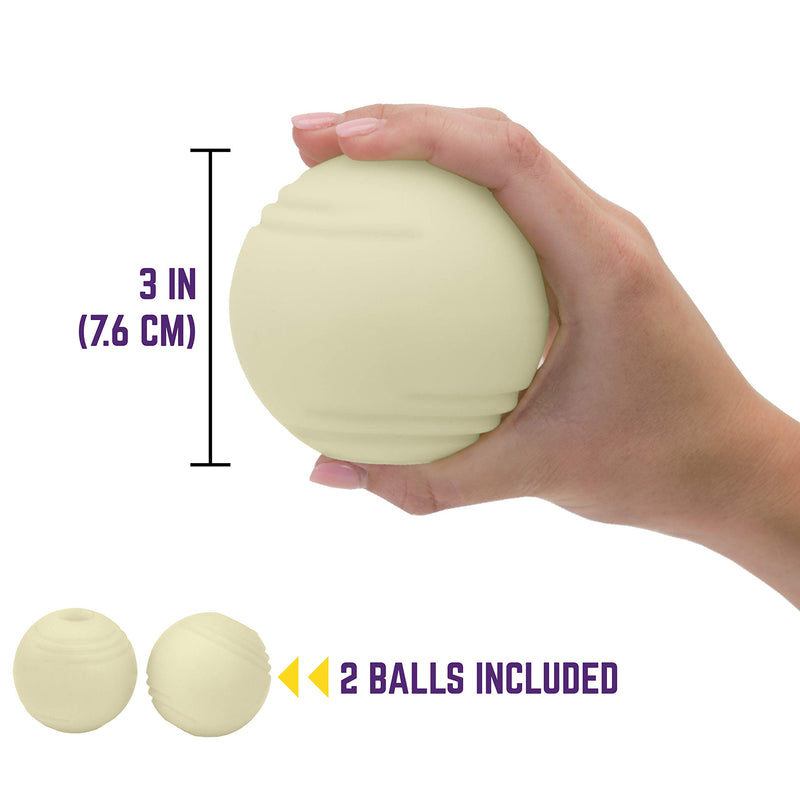 [Australia] - Chew King Fetch Balls, Glowing Balls for Dogs, Fits Ball Launcher Glow ball 2 pk/ 3" 