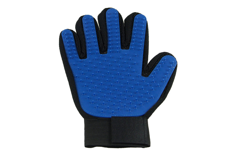 [Australia] - Playton Pet Grooming Glove - Premium deshedding Hair Removal Mitt-Perfect for Dogs, Cats, Horses, and Other Pets. Great for Long and Short Fur. blue 