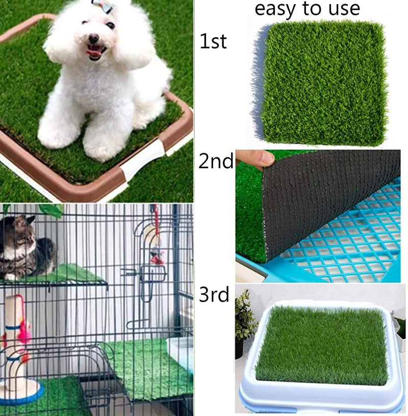 Hamiledyi Chicken Nesting Box Pads Artificial Grass Rug Carpet Synthetic Turf Mat Nest Box Bedding for Chicken Coop Pet Garden Lawn Indoor Outdoor 12"x12" 4PCS - PawsPlanet Australia