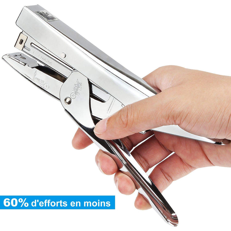 ASelected stapler metal stapler with 3000 staples stapler office stapler 24/6 for home, school, warehouse, handmade, no jams - PawsPlanet Australia