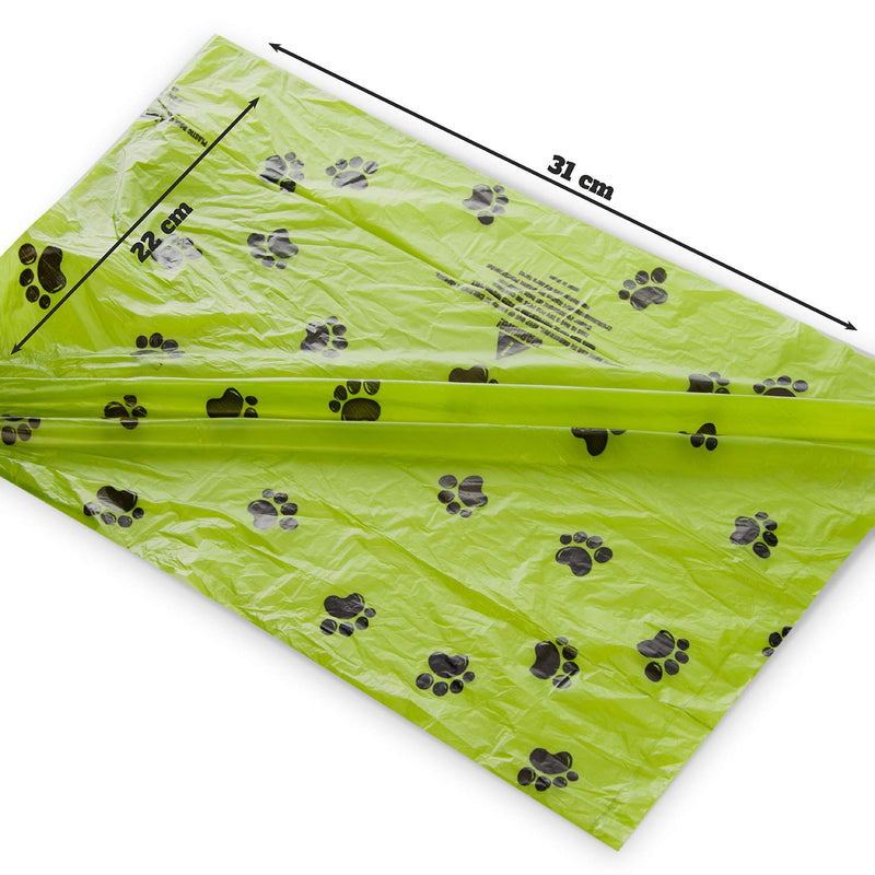 BI0 Dog poop bags with dispenser Compostable poop bags for dogs with dog poop bag dispenser 100% biodegradable dog poop bags with leash holder (300 bags: 20 rolls + 1 dispenser) 300 bags: 20 rolls + 1 dispenser - PawsPlanet Australia