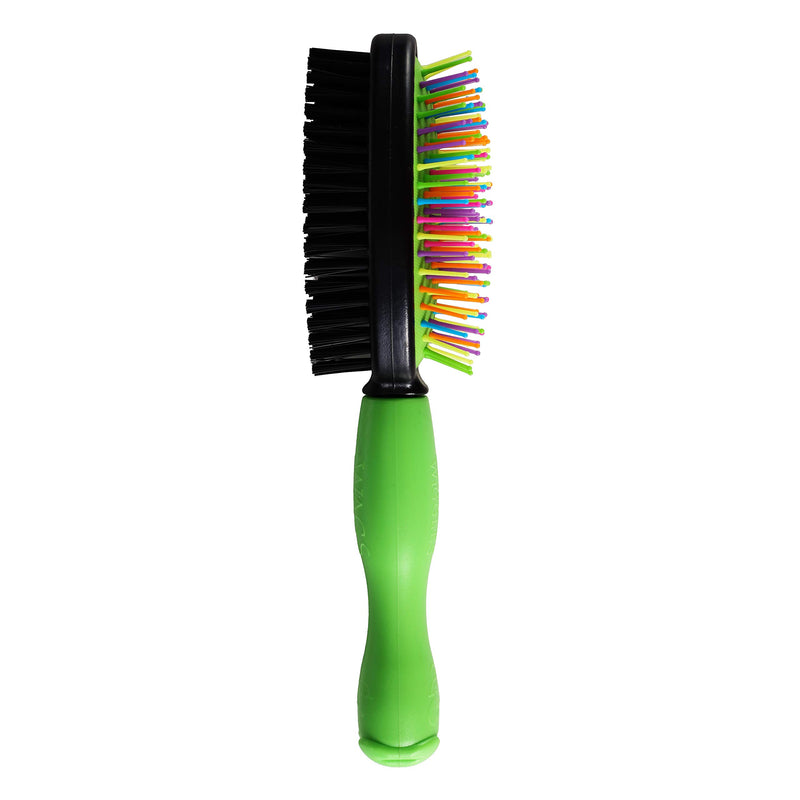 [Australia] - Wags & Wiggles Dog Grooming Tools | Dog Brushes for All Dogs Detangle and Reduce Matted Hair, Reduce Shedding, and Smooth Coats | Dog Clippers For All Dogs | Great for Dogs with Long or Short Hair Large Bristle and Pin Brush - Long Hair 