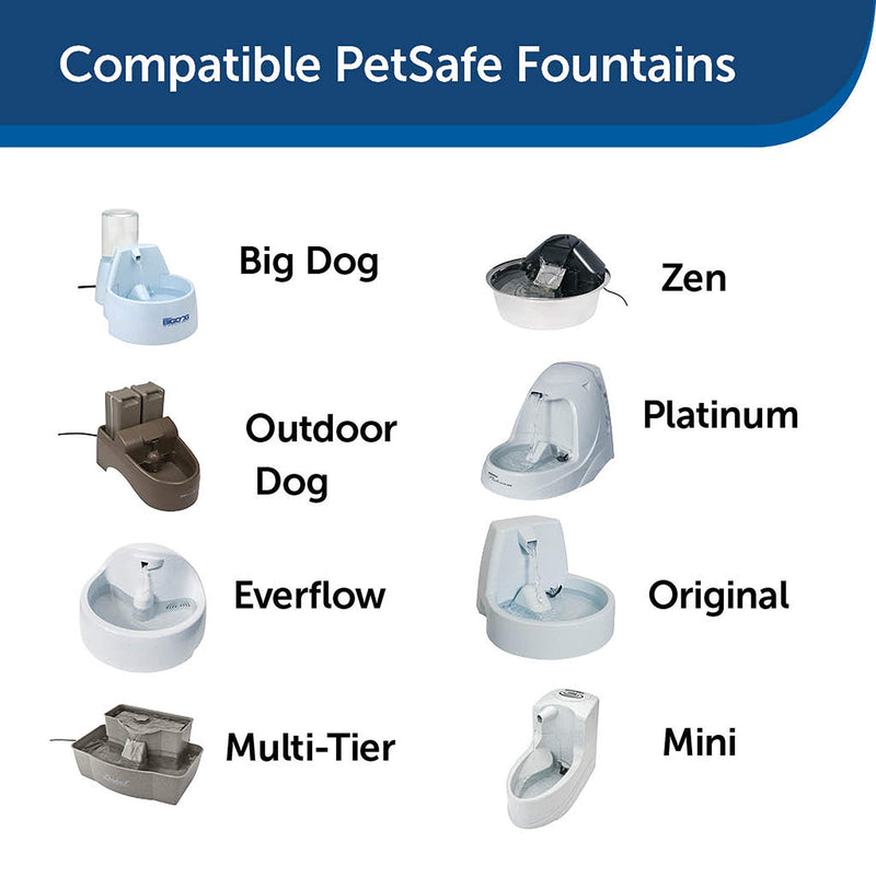 [Australia] - PetSafe Drinkwell Premium Replacement Carbon Filters, Dog and Cat Water Fountain Filters Pack of 12 