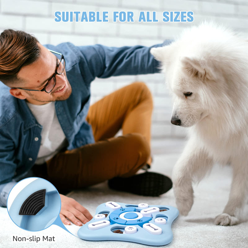 DSHZHM Dog Toy Intelligence with Squeak, Intelligence Toy for Dogs, Dog Toy for Small, Medium, Large Dogs, Puppies and Cats Level 2 - UFO - PawsPlanet Australia