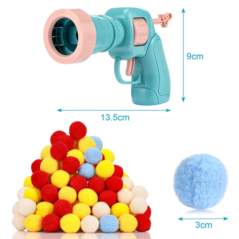 Mkitnvy cat toy 50 balls, soft cat balls, kitten pompom toy balls, plush kitten pet toy balls, interactive toy for cats and kittens - PawsPlanet Australia