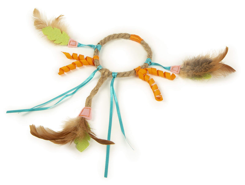 SmartyKat Mouse Mates Dream Dangler Jute and Feather Cat Toy - PawsPlanet Australia